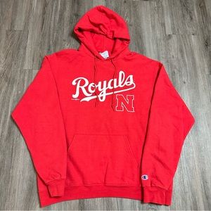 Champion Nebraska cornhuskers huskers Kansas City Royals hoodie sweatshirt